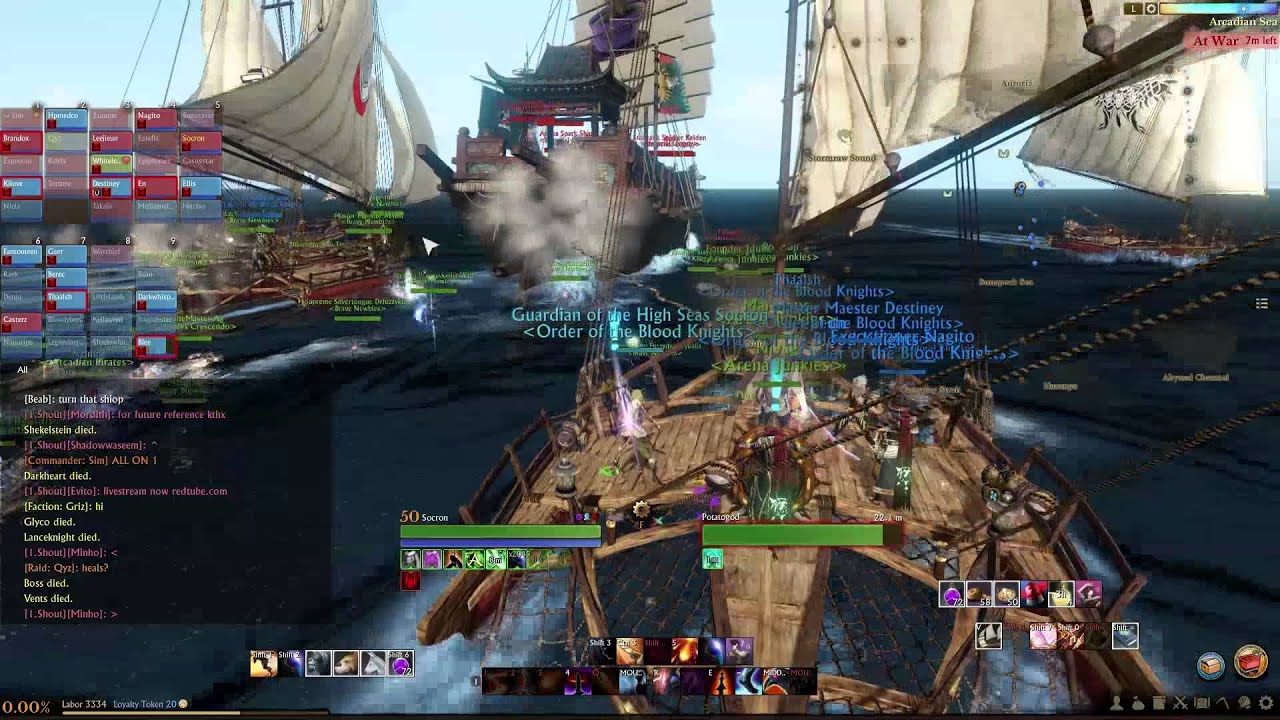 Archeage Massive Naval PVP Battle - Enla Server
