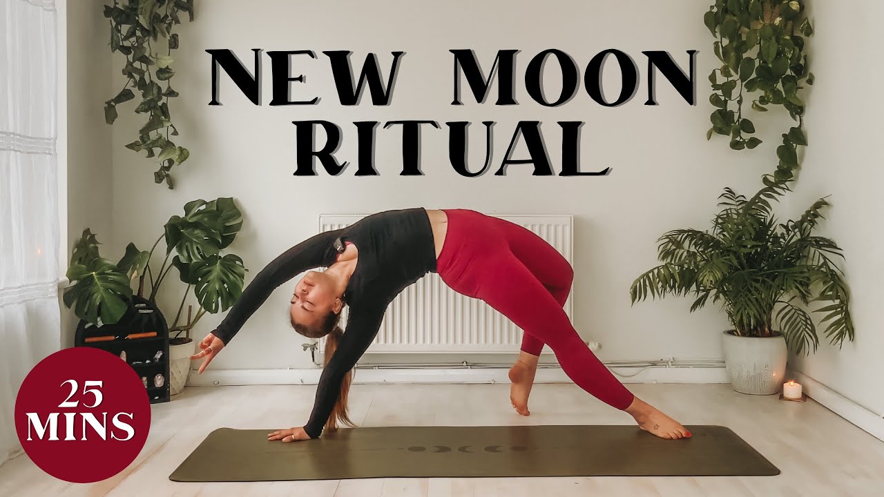 25 minute | NEW MOON YOGA RITUAL 🖤