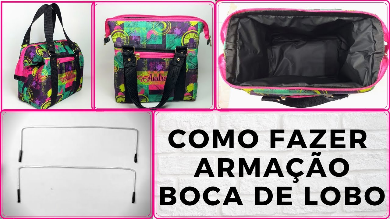 Como fazer armação boca de lobo