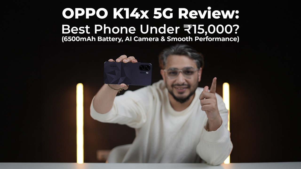 Обзор OPPO K14x 5G: Лучший телефон до 15 000 рупий? (Аккумулятор 6500 мАч, камера с искусственным...