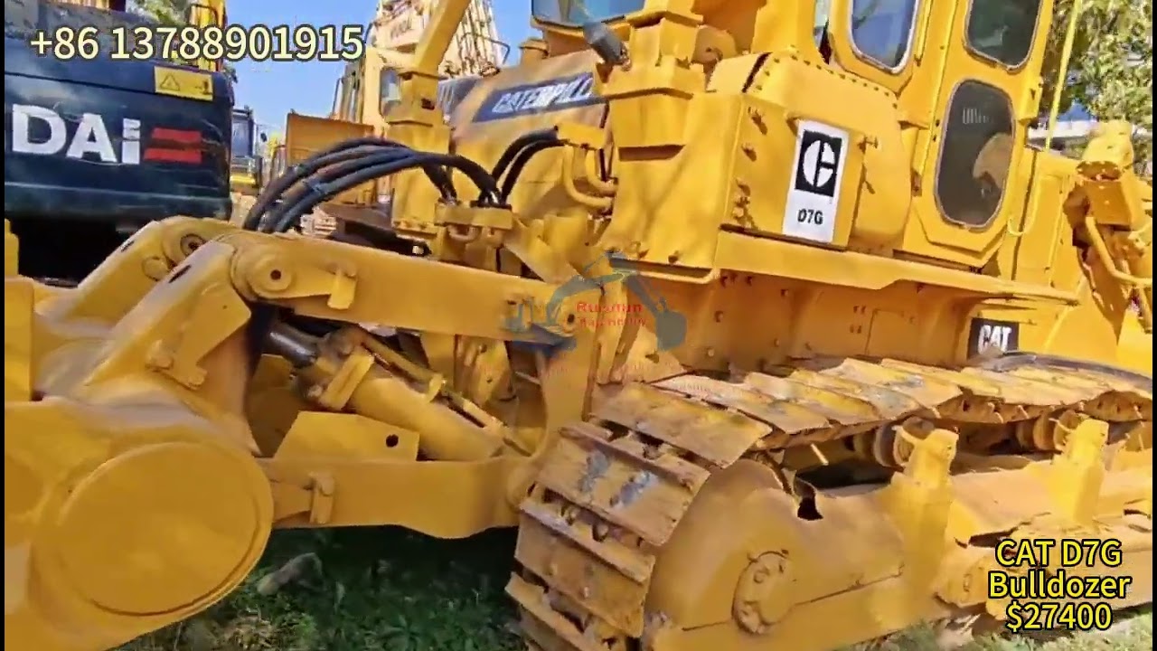 Excellent Efficiency Japanese Original CAT D7G Used Bulldozer for Sale