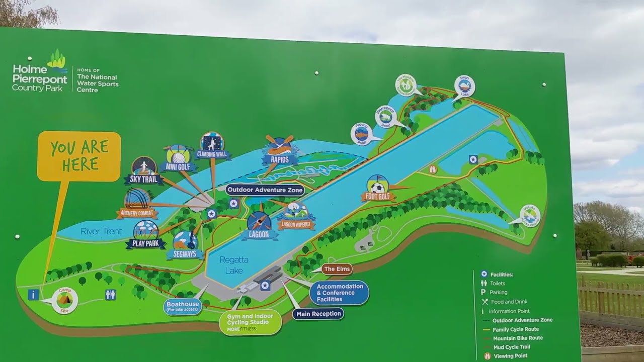 Holme Pierrepont Country Park Campsite  Nottingham Walkthrough Site Tour National Watersports Centre