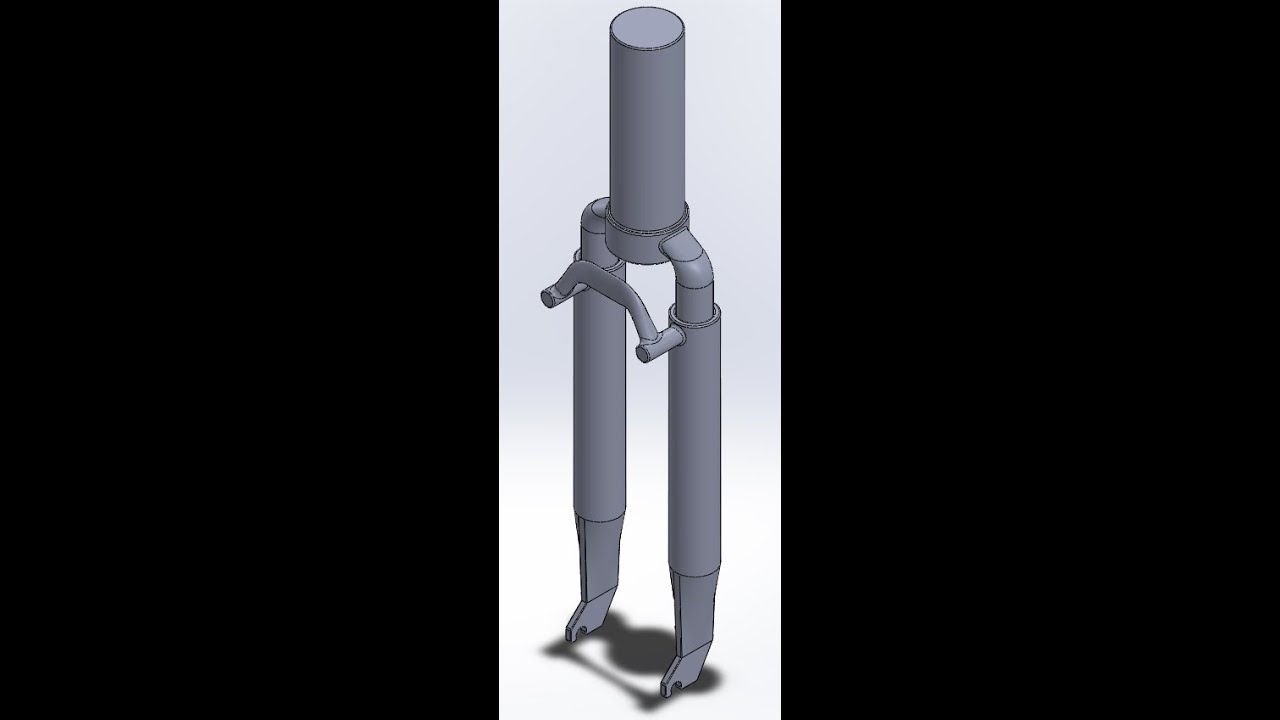 Bisklet Ön Süspansiyon - Bicycle Front Fork (Solidworks)