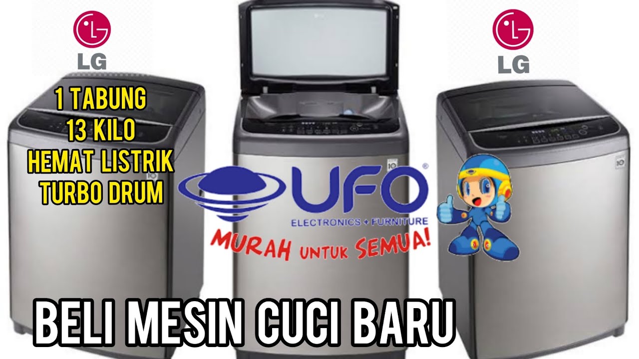MESIN CUCI LG 1 TABUNG 13 KG || HARGA PROMO DAPAT POTONGAN MANTAP BANGET