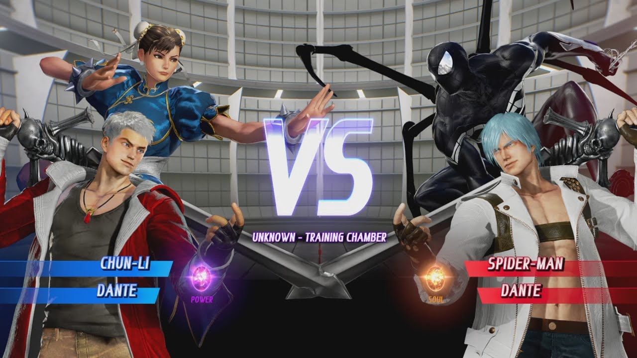MVCI - SPIDER-MAN/DANTE VS CHUN-LI/DANTE!