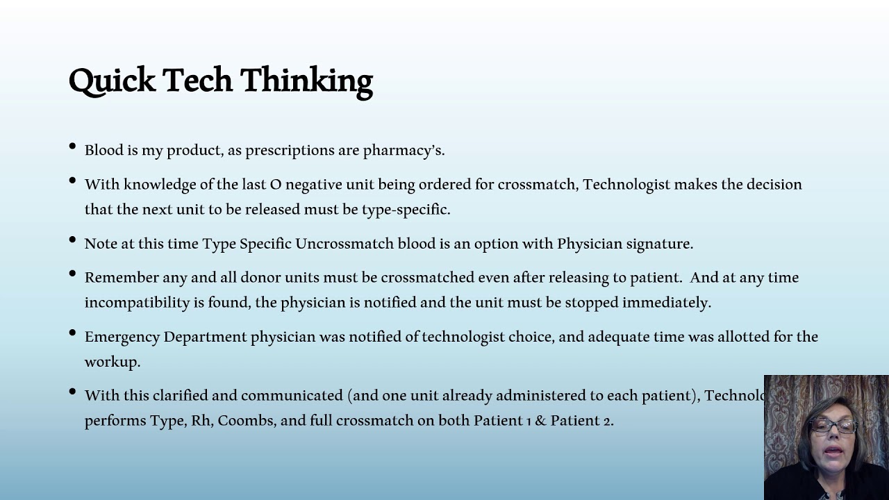 MLS 463 Emergency Transfusion Release Powerpoint