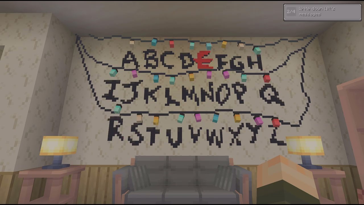Minecraft Bedrock Stranger Things DLC Level 2