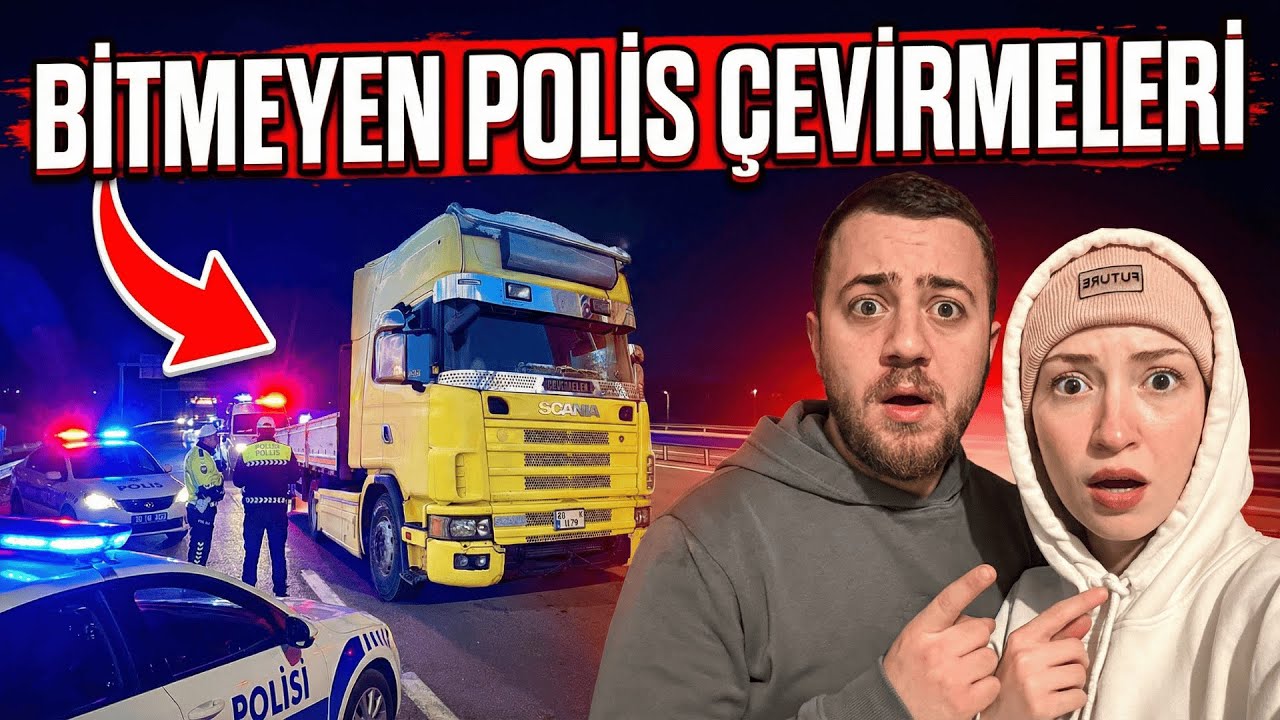 Tırla Karda Mahsur Kaldık | Polis, Arıza, Karda Mücadele!!