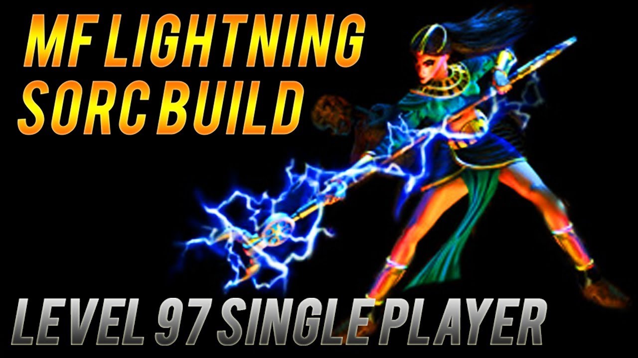 Достигаю 97-го уровня! Подробное руководство по MF Lightning Sorc / Обсуждение Mf - Diablo 2