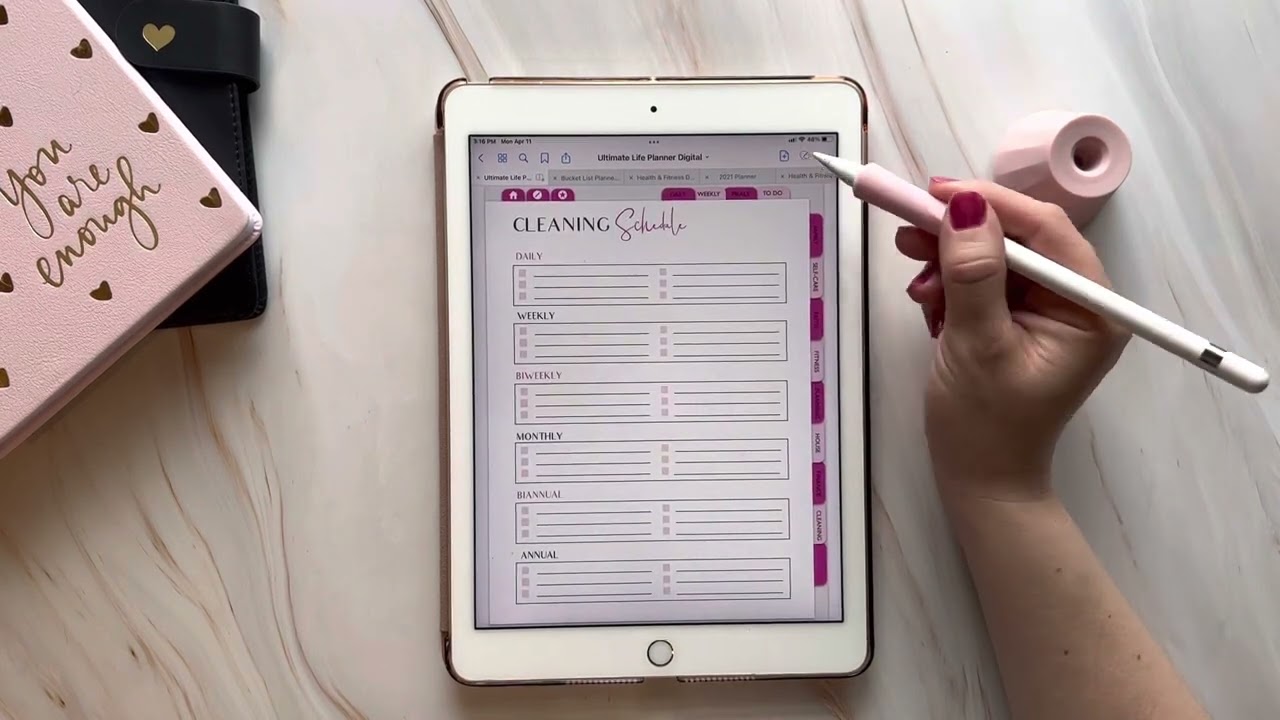 How To Write In Your Digital Planner In The GoodNotes App