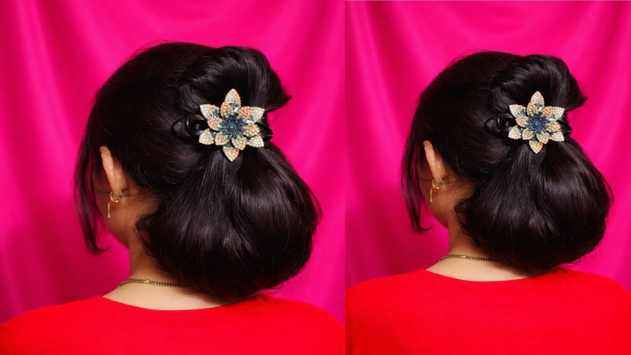 Simple Bun Hairstyle Hack 😱 For Thin Hair! 😍 Get Max Volume For Your Wedding Look.