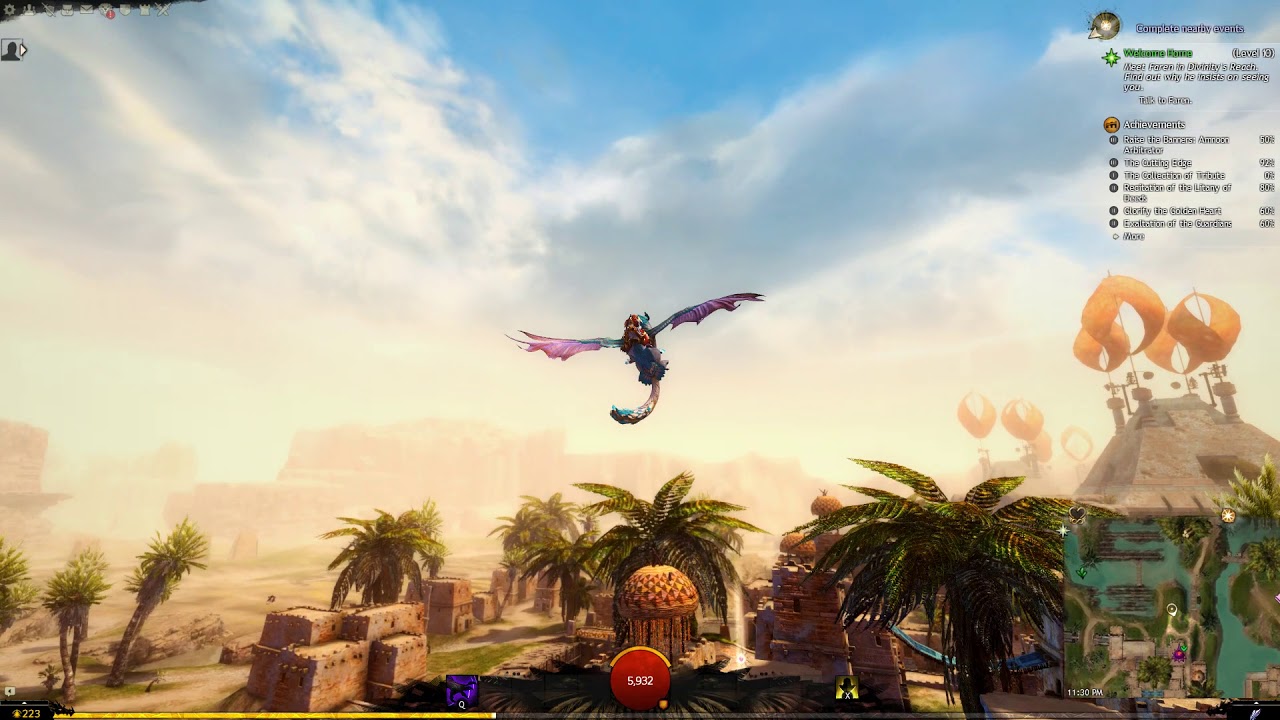 Guild Wars 2 - How To Gain Height With Griffin Mount