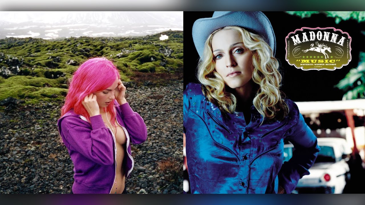 Headphones On x What It Feels Like For A Girl (Mashup) Addison Rae & Madonna