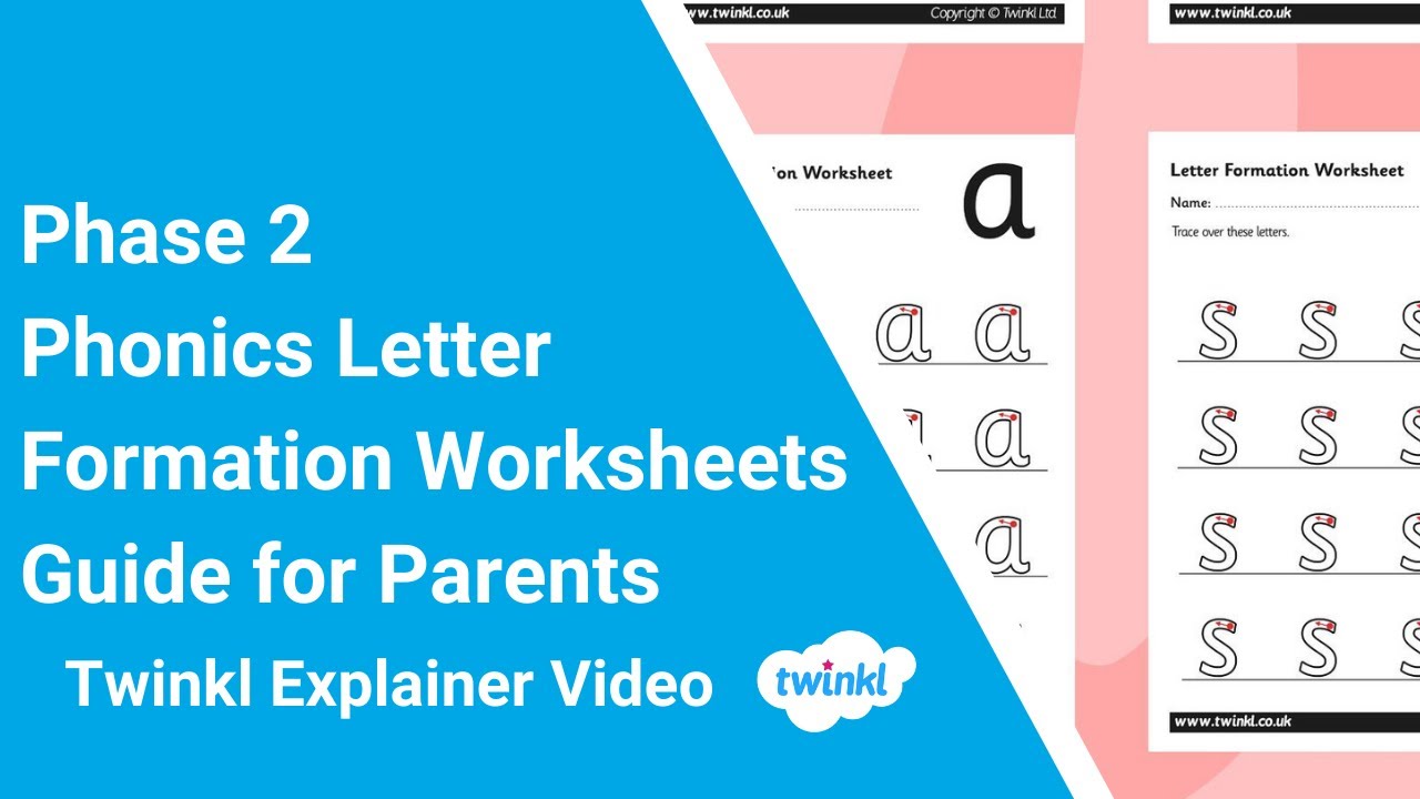 Phase 2 Phonics Letter Formation Guide for Parents