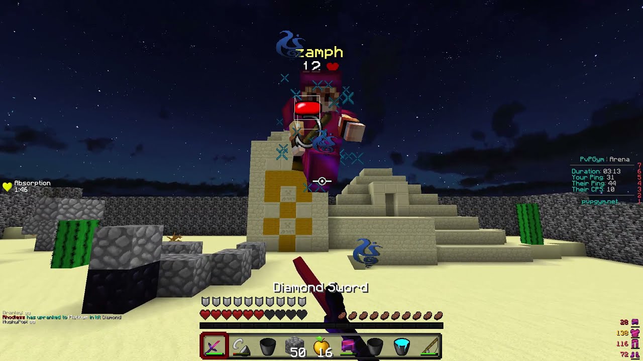 Back at it again | PvPGym FinalUHC Top10