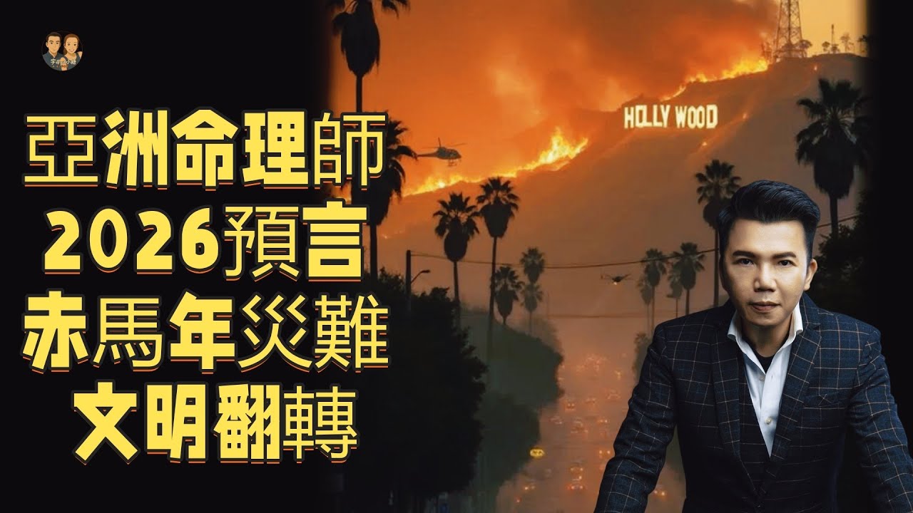 亞洲命理師鄭博建2026預言，赤馬年火上加火文明能量翻轉來臨？|宇哥与小糖 |2026預言 |風水 | 命理