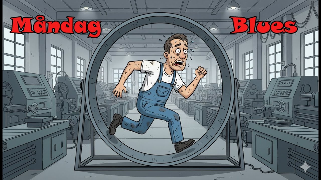 Måndag Blues (en blues om drömmar och jobb på svenska)