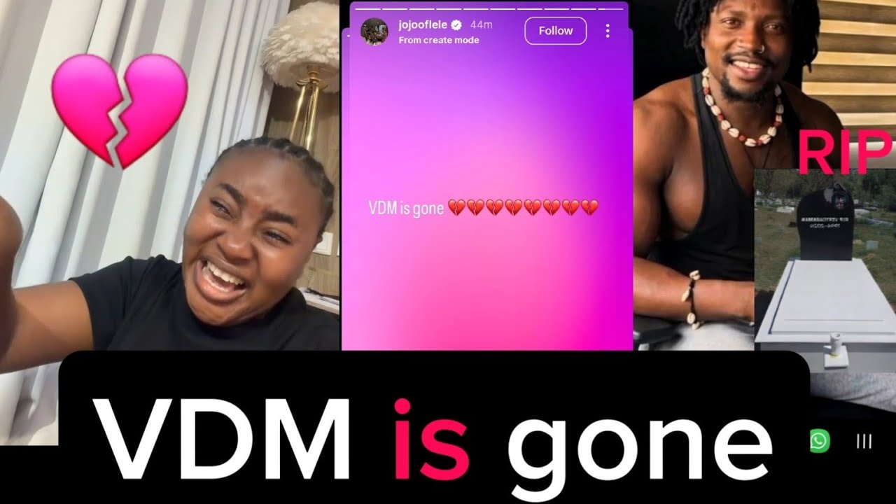 Jojoflele подтвердила, что VDM умер💔💔💔💔vdm, тебе лучше проснуться