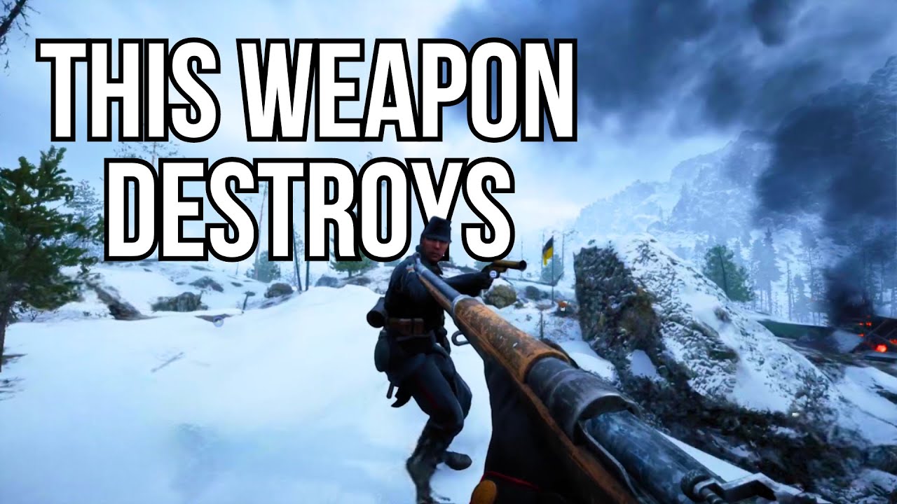 I Don't Know How to PLAY as a Scout, But This WEAPON is Really Good - Battlefield 1 gameplay