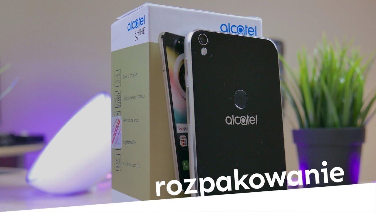 Alcatel Shine Lite Rozpakowanie Unboxing