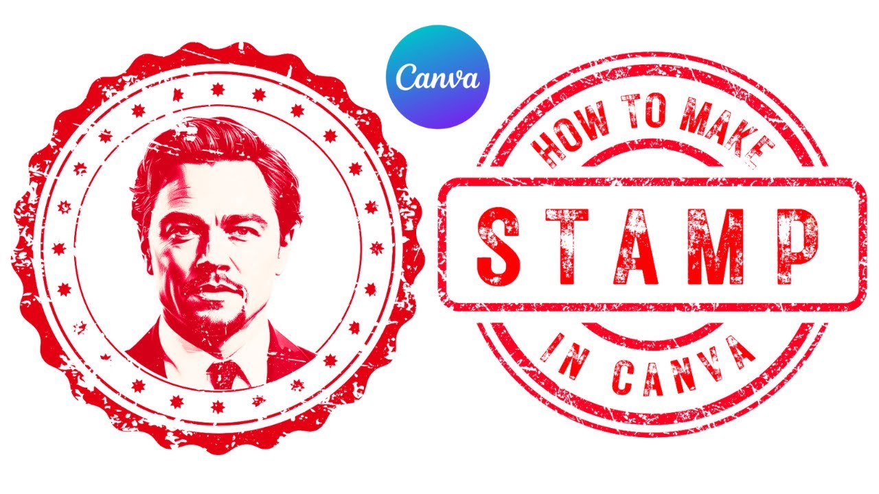How To Make Rubber Stamp and Portrait Stamp Effect in Canva