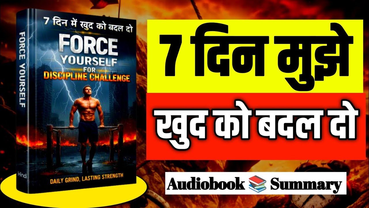 7 दिन में खुद को बदल दो 🔥 | Force Yourself for Discipline | Audiobook Hindi | #motivational #books 