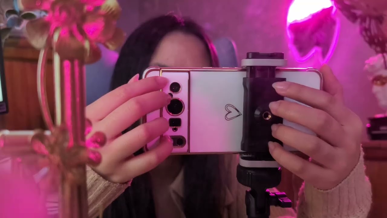 ASMR Camera Tapping Personal Attention + Visual Triggers (NO TALKING)