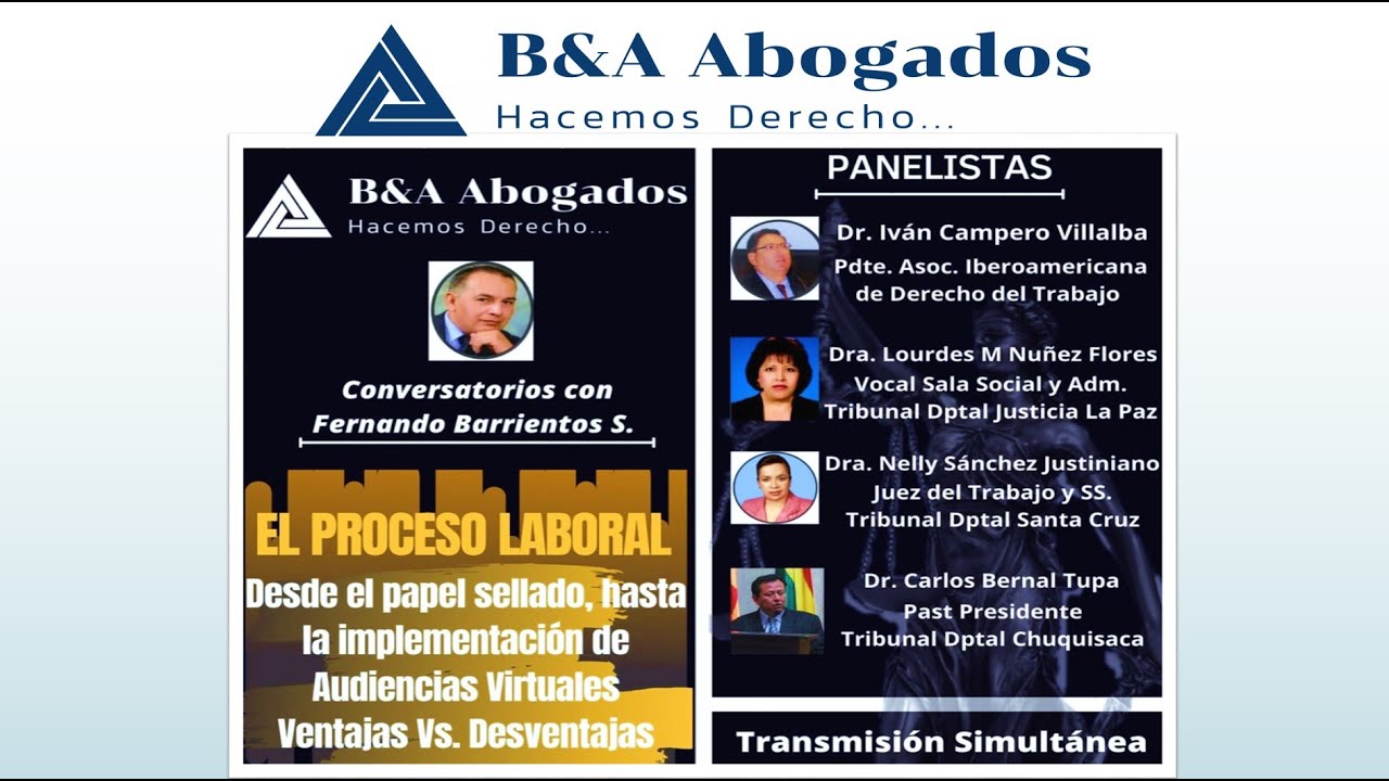 EL Proceso Laboral, desde el papel sellado hasta las Audiencias Virtuales