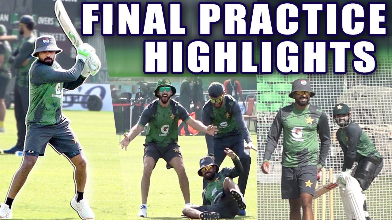 Highlights | Pak players final practice before 1st test against South Africa