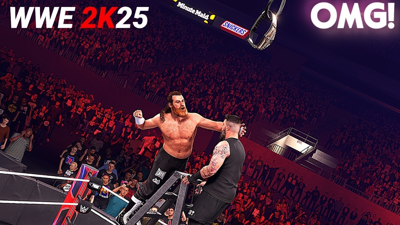 Ladders, Tables & Betrayal! Kevin Owens vs Sami Zayn | United States Title TLC Match!| WWE 2K25