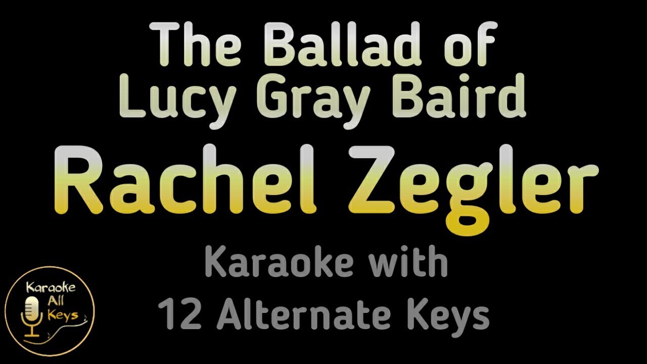 Rachel Zegler - The Ballad of Lucy Gray Baird Karaoke Instrumental Lower Higher Male & Original Key