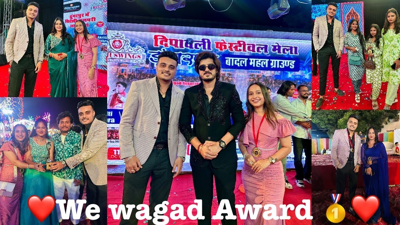 We wagad Award 🥇🤩  meetup sare creators ke sath😍 @pjdivyaofficial 