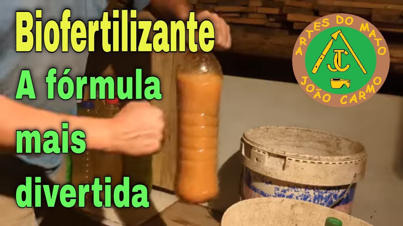 #Biofertilizante a fórmula mais divertida