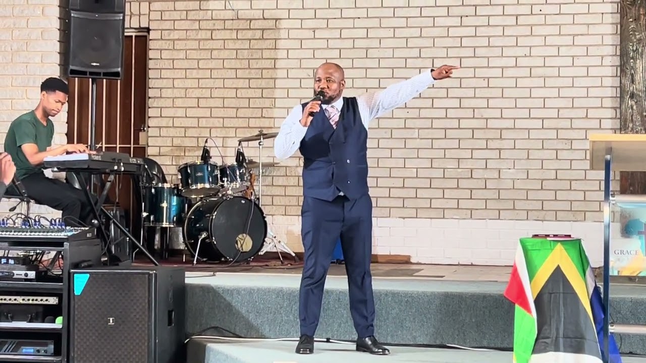The Holy Spirit fell,while the pastor was preaching.