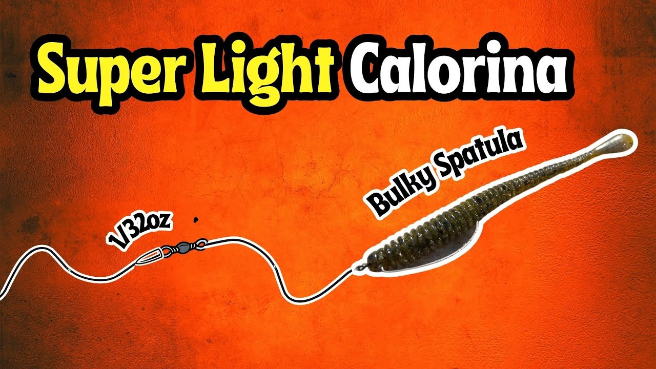 New Twist on a Classic! Super Light Carolina Rig in Action! | Bass Fishing Rig 101