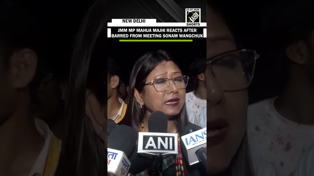 Mahua Majhi reacts after opposition MPs barred from meeting activist Sonam Wangchuk