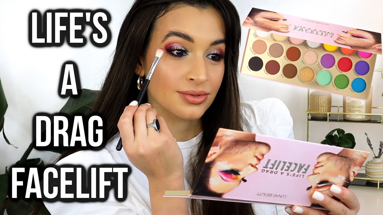 Lunar Beauty Life's A Drag Facelift Eyeshadow Palette | Review + Tutorial