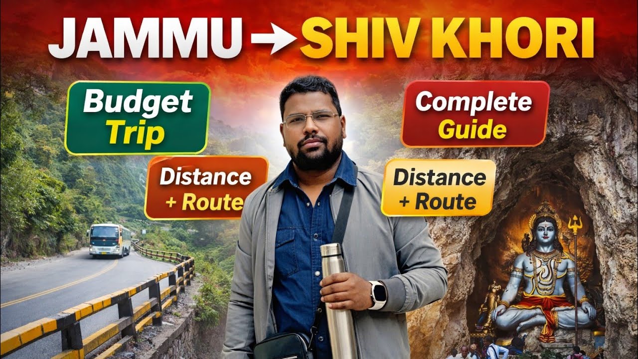 #Jammu Se Shiv Khori Tak Pura Safar 🙏 | Complete Travel Guide | Jammu & Kashmir Vlog 2026