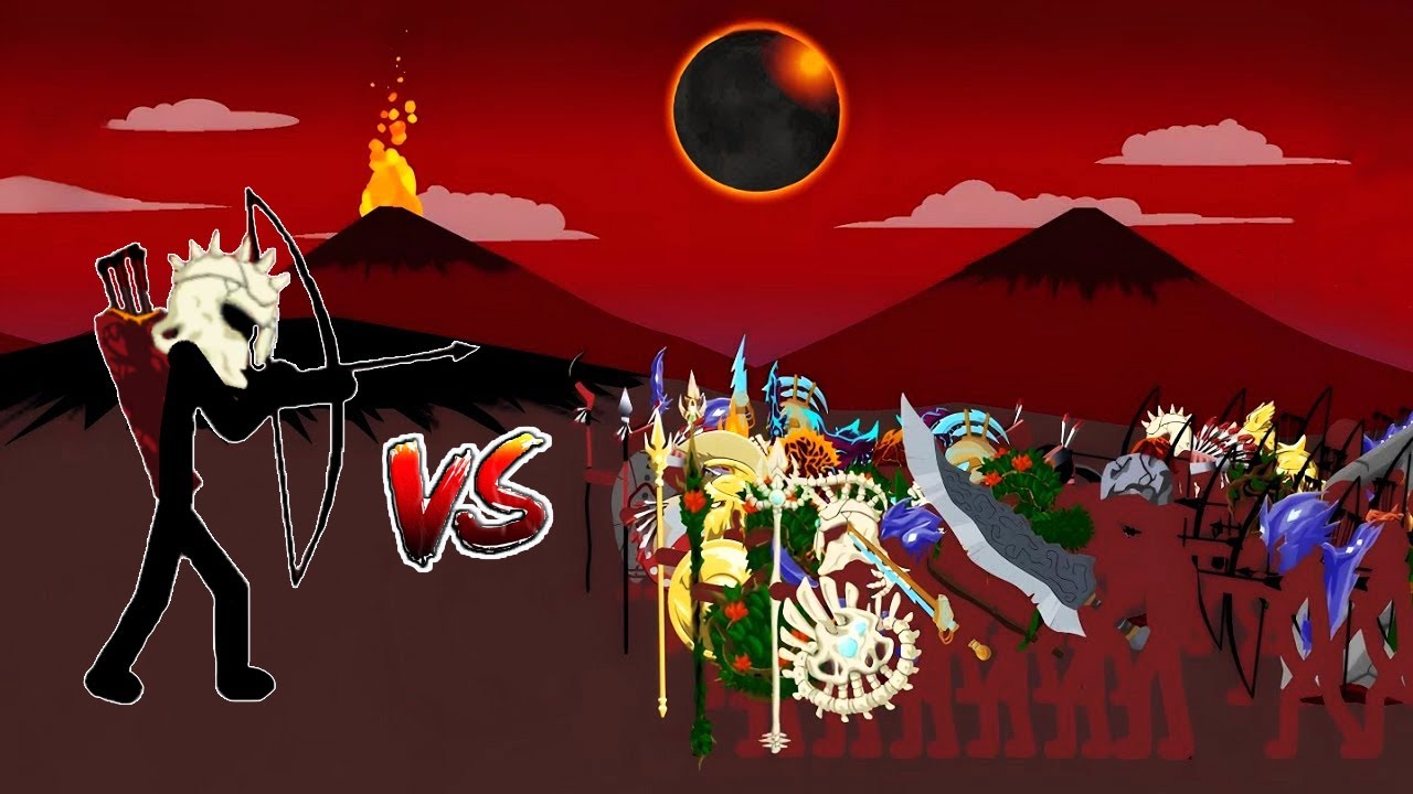 Undead Archer With Lava Vs All Units Army / Stick War Legacy