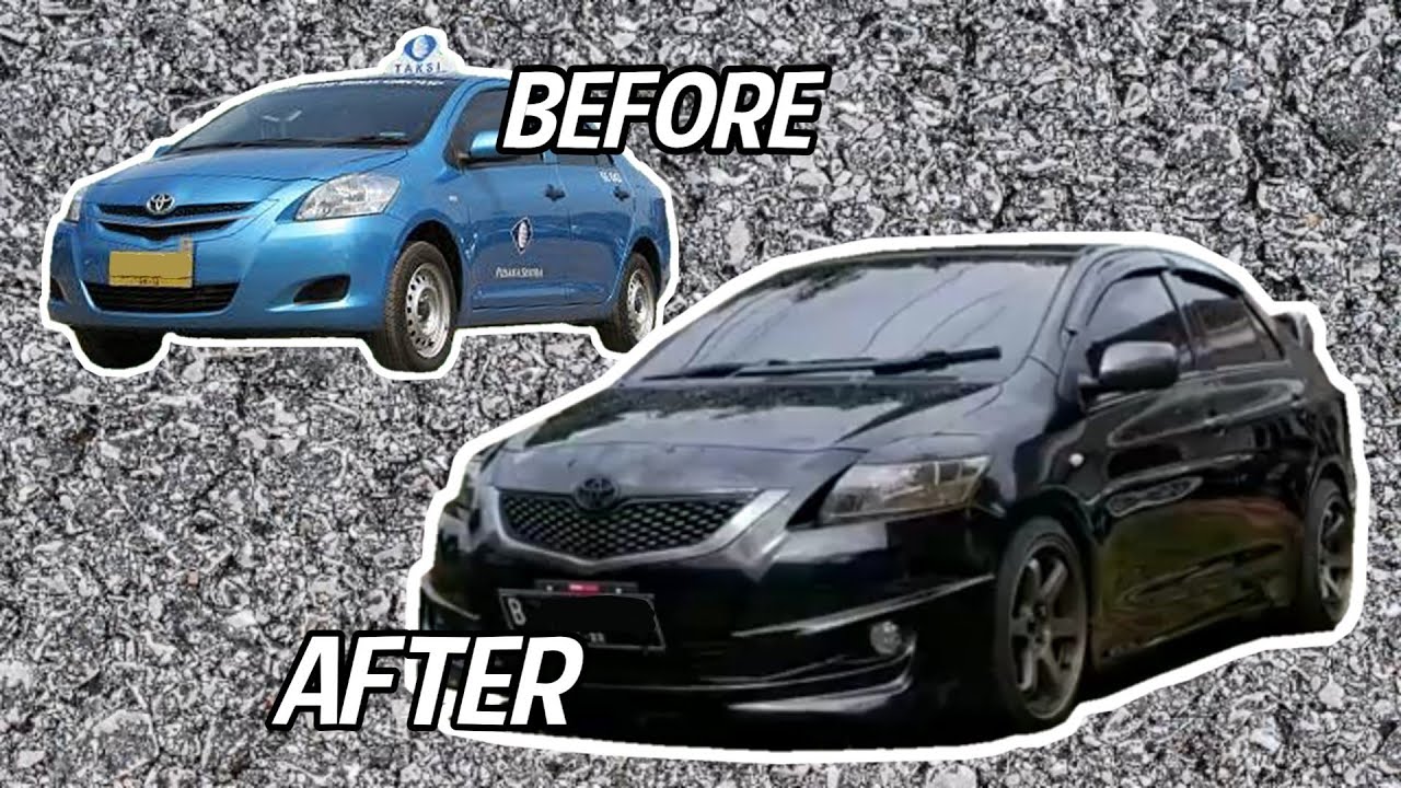 BUILD A TOYOTA VIOS in 11 MINUTES | Full video process Project MOBILKU#01