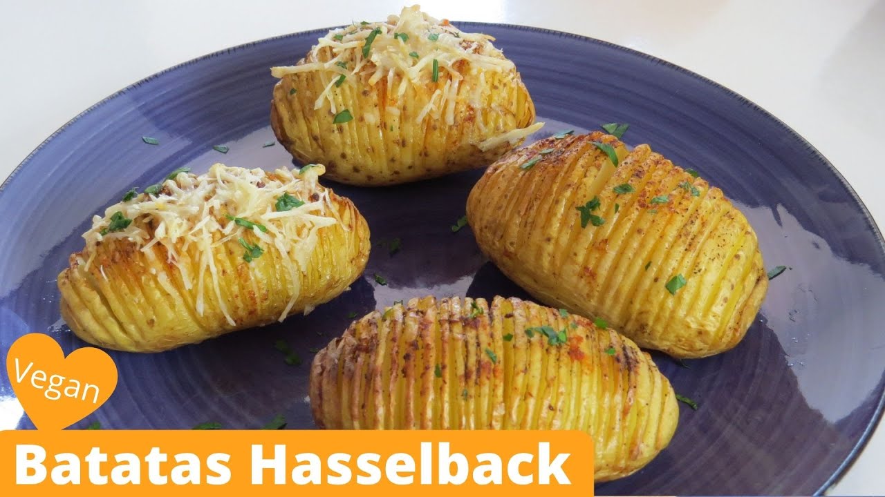 Batatas Hasselback - super fáceis de fazer