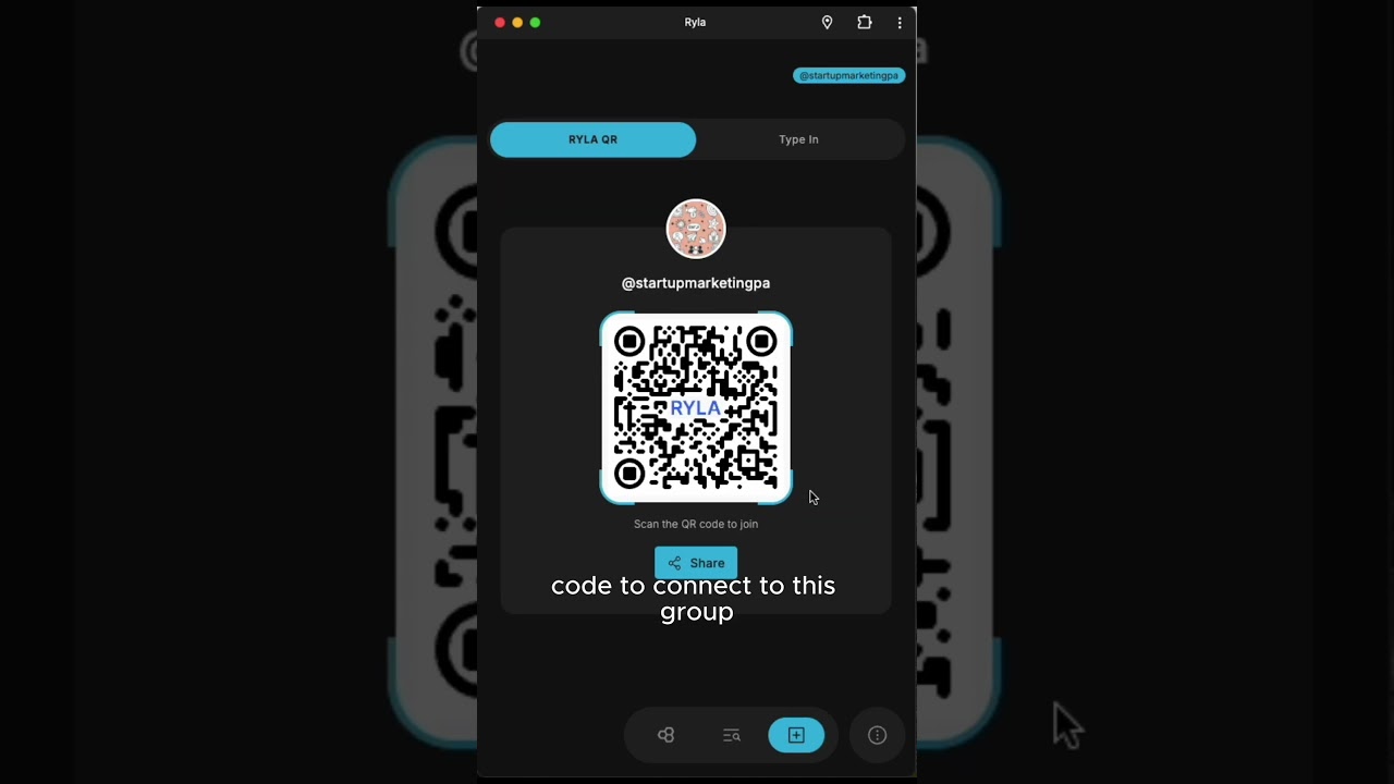 Setting up a community card on RYLA