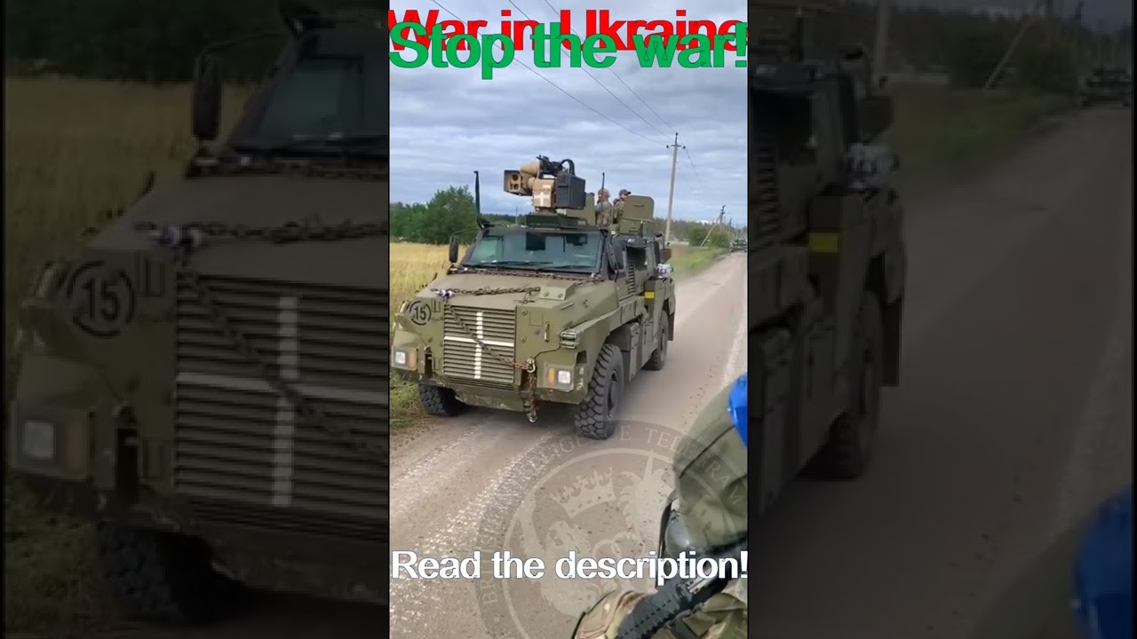 Bushmaster with R400S-MK2 remote controlled weapon station with 7.62 FN MAG machine gun in Ukraine