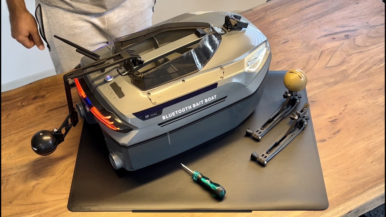 Compact Mount II Installation, ND Bait Boat Deeper Halterung