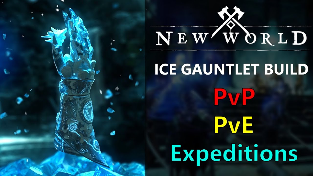 New World - Ice Gauntlet Build for HEALERS - Great Combo for Life Staff Users
