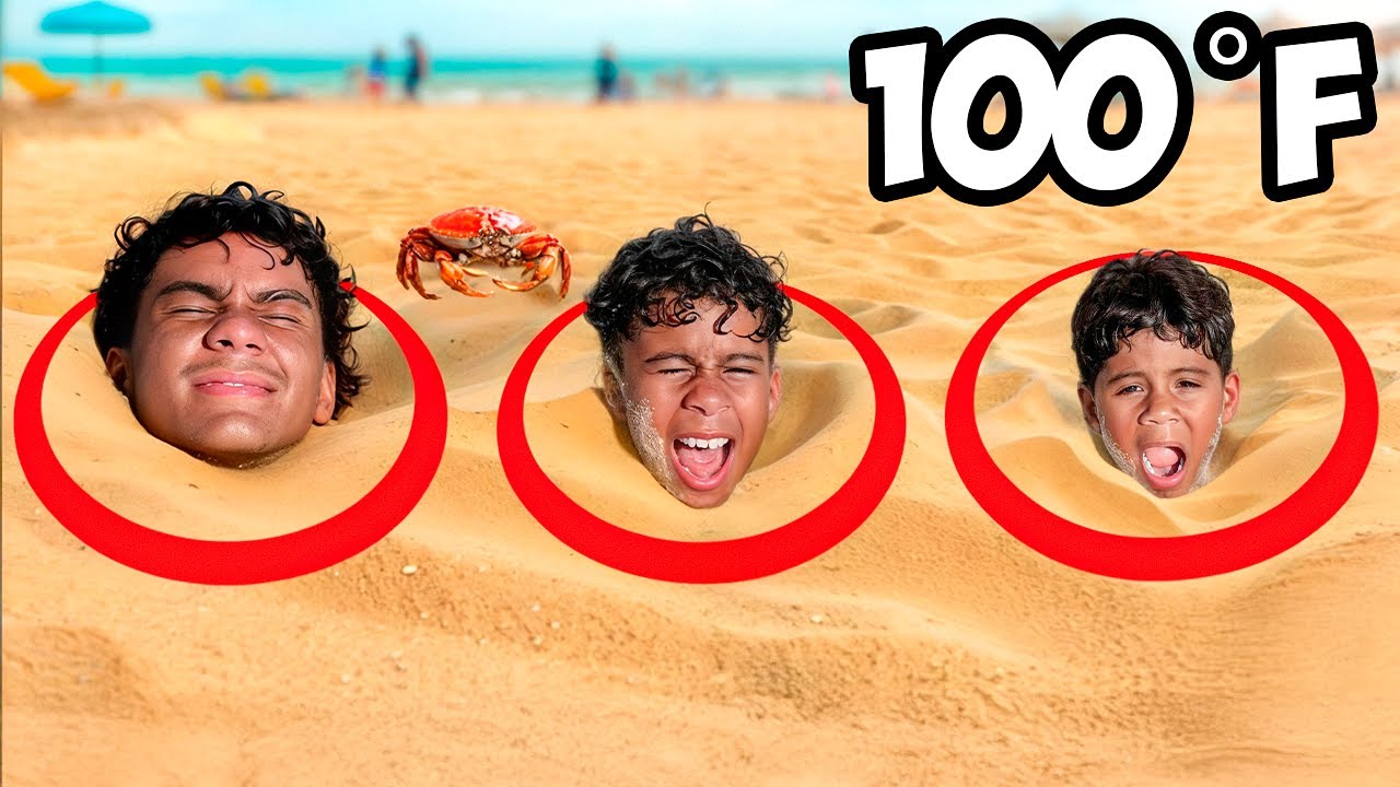 Beach Challenge GONE TOO FAR! Last to Leave