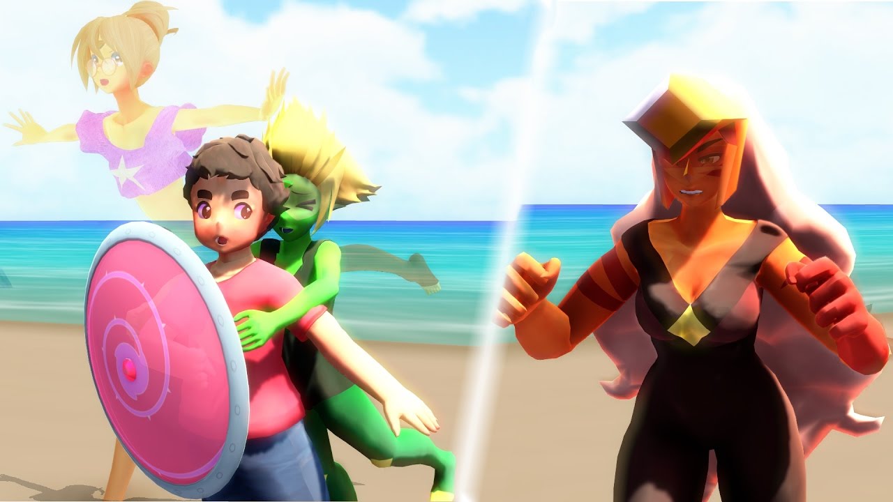 [MMD] Steven and Peridot fuse! (animation)