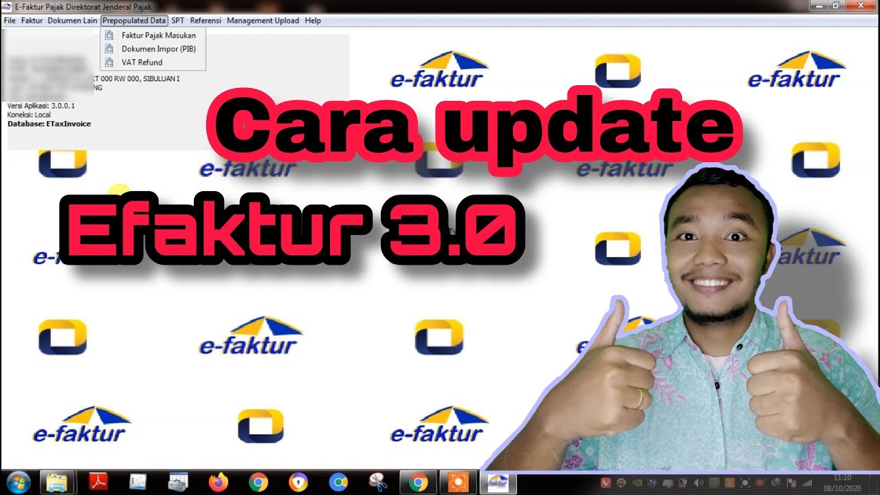 Tutorial cara update aplikasi efaktur 3.0