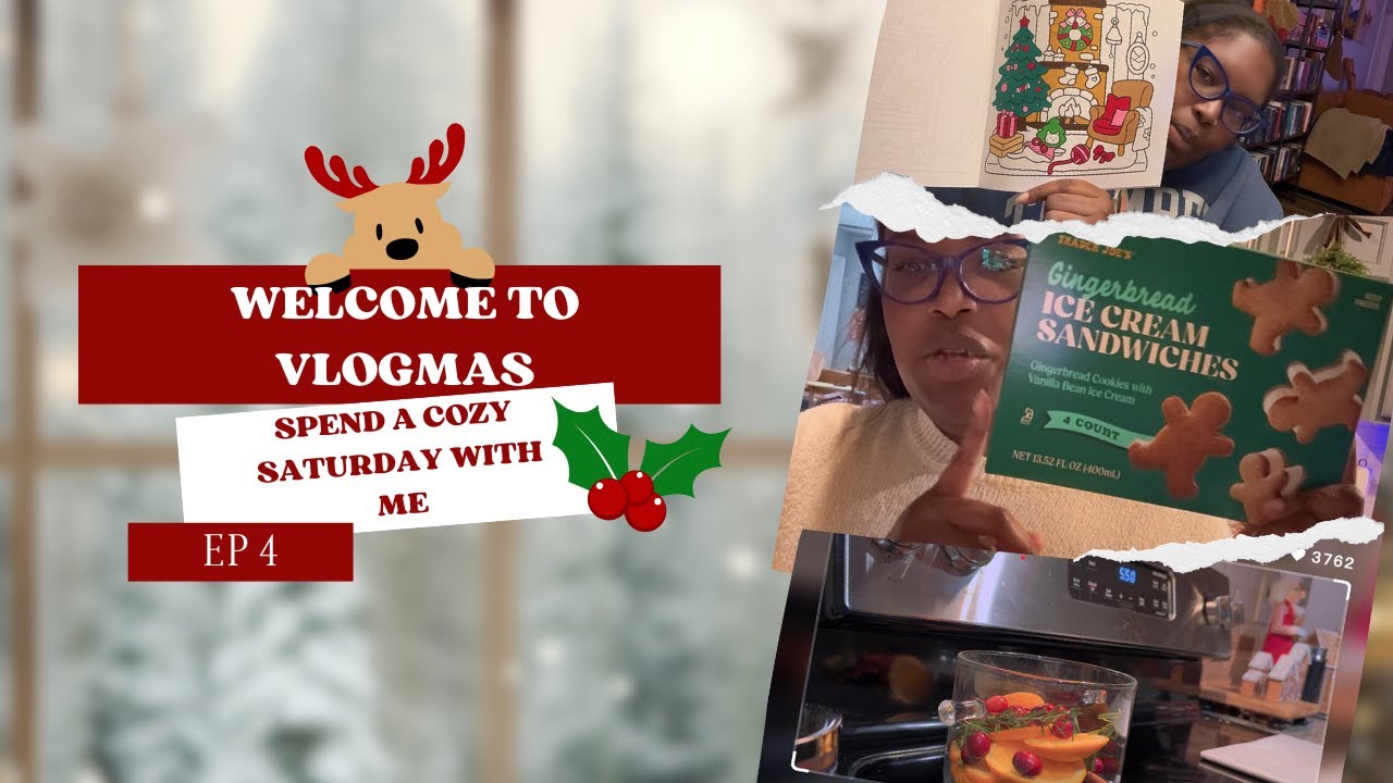 Vlogmas 2025 Ep 4| Lets spend a cozy Saturday together. Simmer pots, Dunkin cloud latte and more