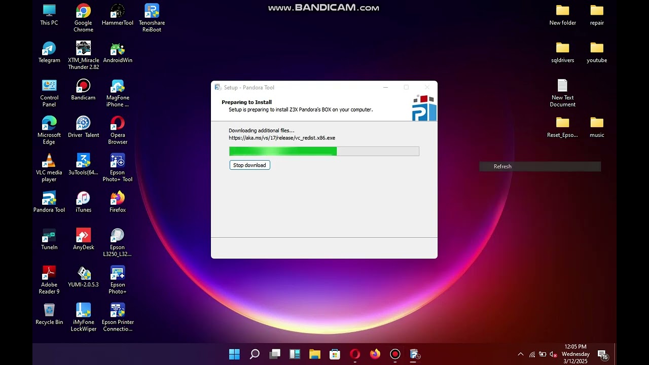 how to install Pandora tool 8 0 setup